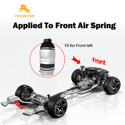 Achterste linkse oriëntatie Rubber Steel Suspension Spring Voor Audi Q7 Porsche Cayenne VW Air Suspension