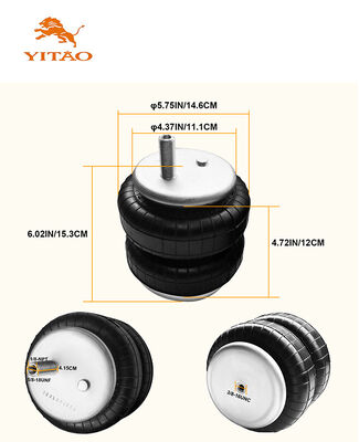 Luchtvering Kit Past op 2007-2021 Toyota Tundra 2WD/4WD W217602445 TR2445